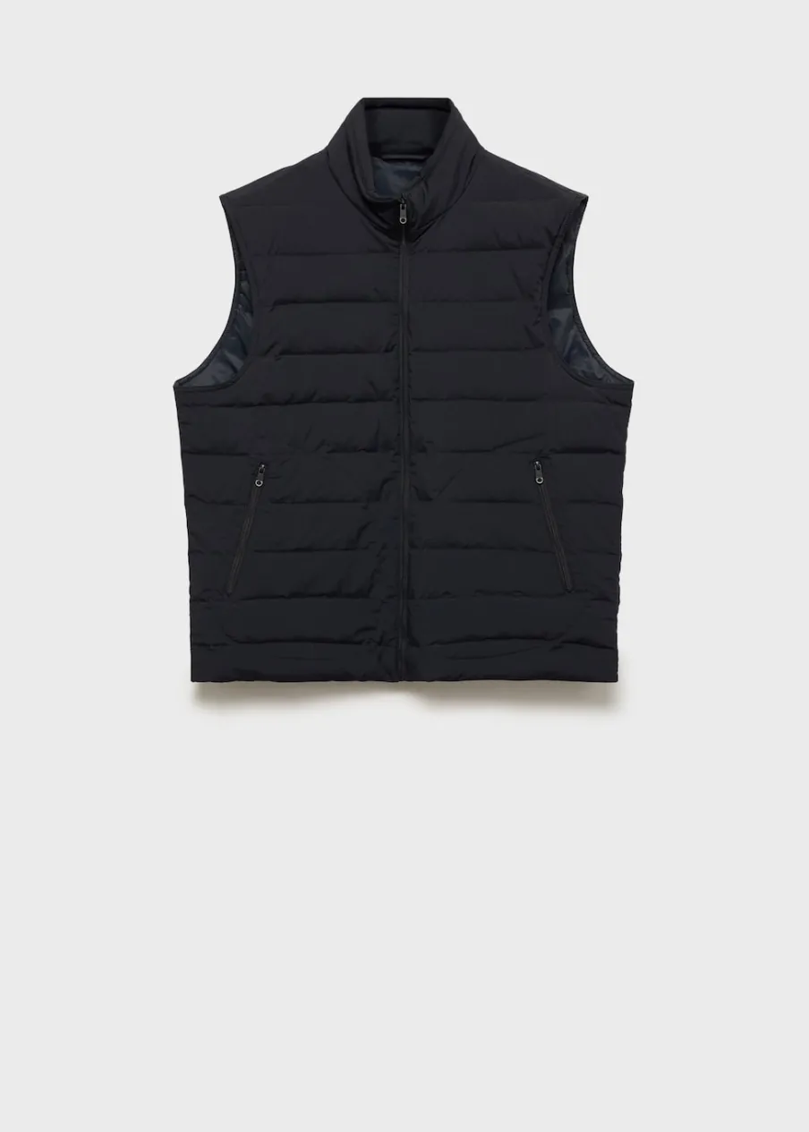 MANGO Kurtki I Koszule Wierzchnie*Pikowana kamizelka z wypełnieniem z puchu i pierza