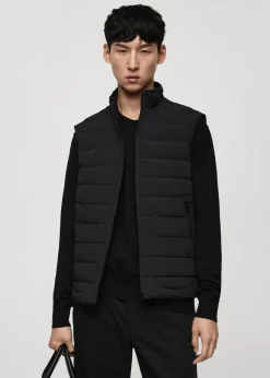 MANGO Kurtki I Koszule Wierzchnie*Pikowana kamizelka z wypełnieniem z pierza