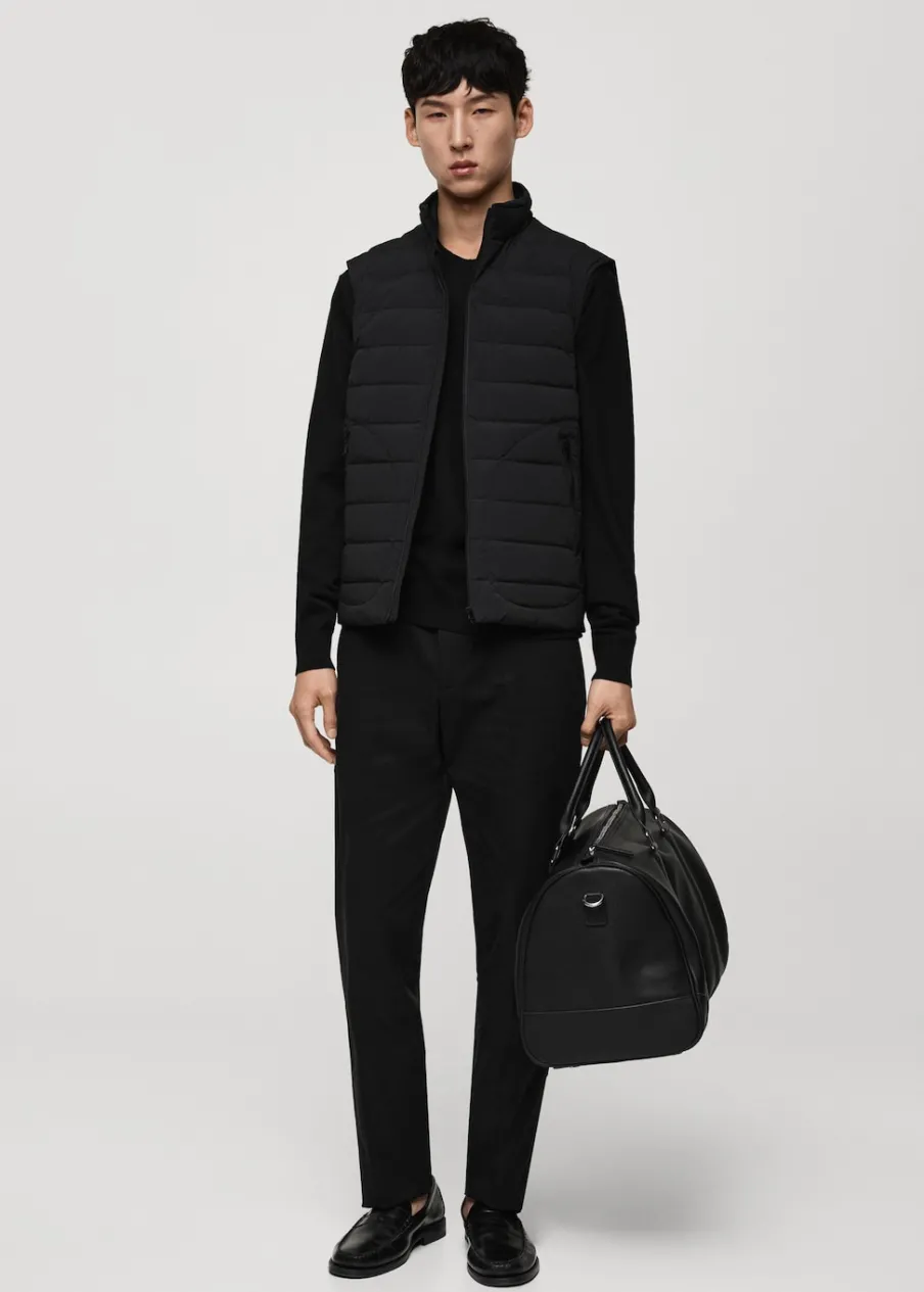 MANGO Kurtki I Koszule Wierzchnie*Pikowana kamizelka z wypełnieniem z pierza