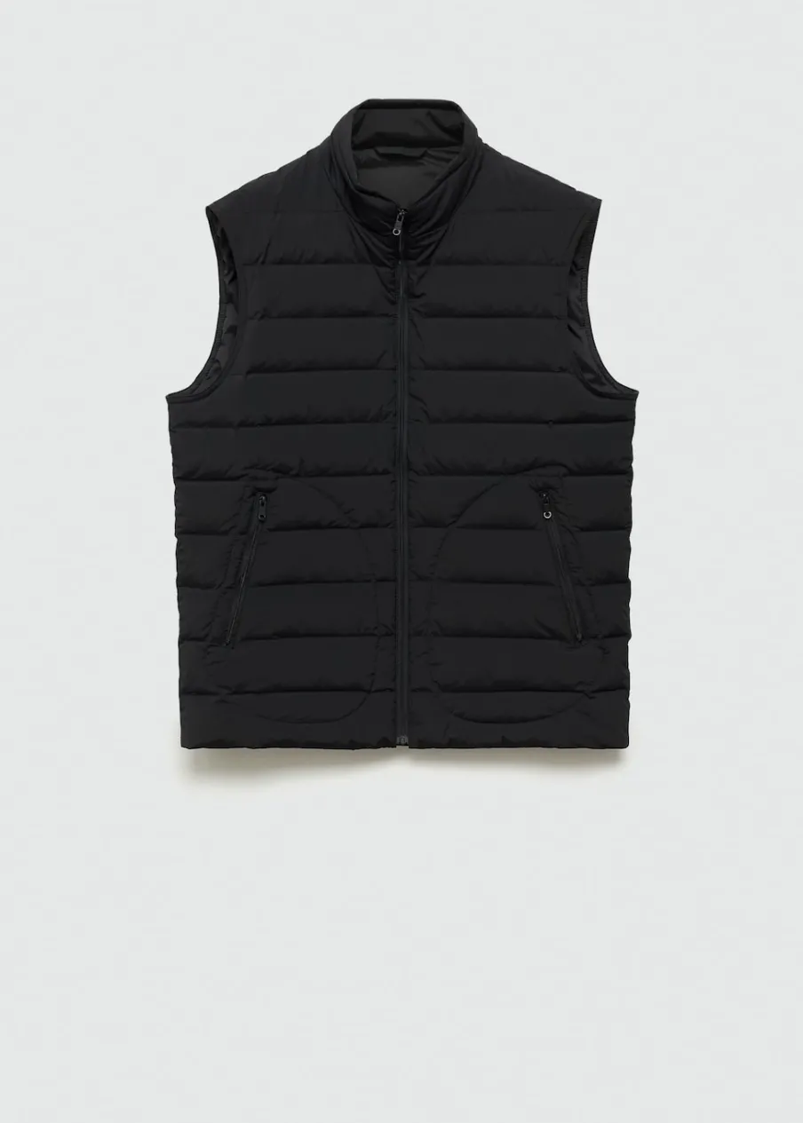 MANGO Kurtki I Koszule Wierzchnie*Pikowana kamizelka z wypełnieniem z pierza