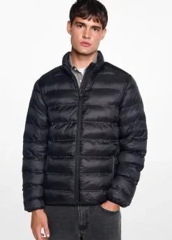 MANGO Płaszcze I Kurtki*Pikowana kurtka na zamek