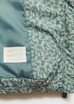 Dzieci MANGO Płaszcze*Pikowana kurtka puchowa z kwiatowym wzorem