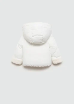 Dzieci MANGO Płaszcze I Kurtki*Pikowana kurtka z futrem