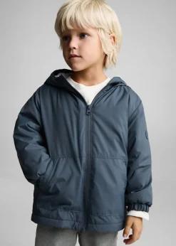 Dzieci MANGO Płaszcze I Kurtki*Pikowana kurtka z kapturem