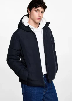 MANGO Płaszcze I Kurtki*Pikowana kurtka z kapturem