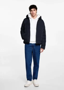 MANGO Płaszcze I Kurtki*Pikowana kurtka z kapturem