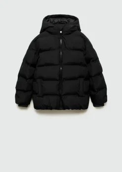Dzieci MANGO Płaszcze I Kurtki*Pikowana kurtka z kapturem