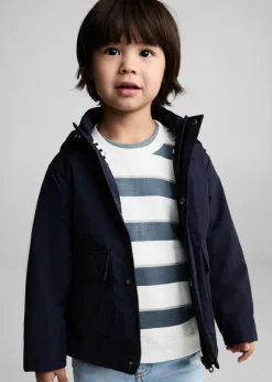 Dzieci MANGO Płaszcze I Kurtki*Pikowana kurtka z kapturem