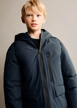 Dzieci MANGO Płaszcze I Kurtki*Pikowana kurtka z kapturem