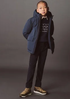 Dzieci MANGO Płaszcze I Kurtki*Pikowana kurtka z kapturem