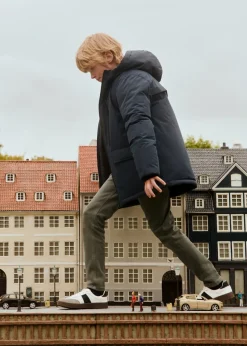 Dzieci MANGO Płaszcze I Kurtki*Pikowana kurtka z kapturem