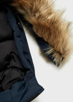 Dzieci MANGO Płaszcze I Kurtki*Pikowana kurtka z kapturem