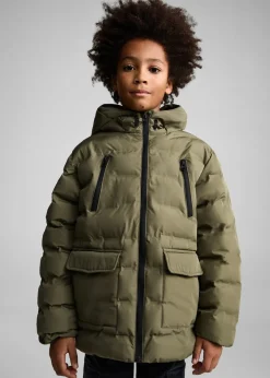 Dzieci MANGO Płaszcze I Kurtki*Pikowana kurtka z kieszeniami