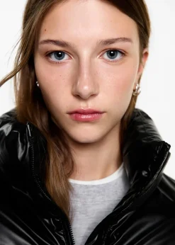 MANGO Płaszcze I Kurtki*Pikowana metaliczna kurtka anorak