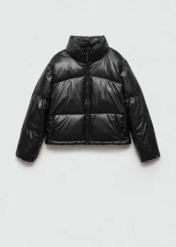 MANGO Płaszcze I Kurtki*Pikowana metaliczna kurtka anorak