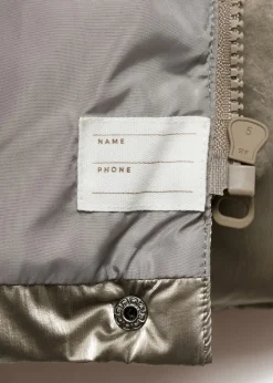 Dzieci MANGO Płaszcze I Kurtki*Pikowana metaliczna kurtka anorak