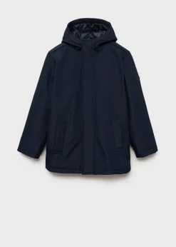 Dzieci MANGO Płaszcze I Kurtki*Pikowana nieprzemakalna kurtka parka