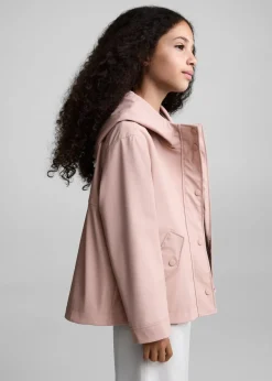 Dzieci MANGO Płaszcze I Kurtki*Pikowana nieprzemakalna kurtka z kapturem