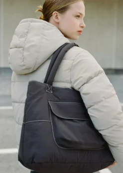 MANGO Torebki*Pikowana torba shopper