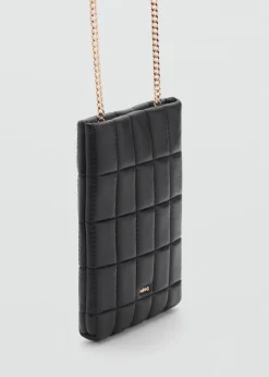 MANGO Galanteria Skórzana|Więcej Akcesoriów*Pikowane etui na telefon