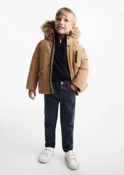Dzieci MANGO Płaszcze I Kurtki*Pikowany anorak z polarową podszewką