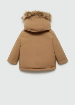 Dzieci MANGO Płaszcze I Kurtki*Pikowany anorak z polarową podszewką