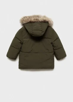Dzieci MANGO Płaszcze I Kurtki*Pikowany anorak z polarową podszewką
