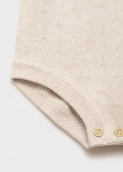 Dzieci MANGO Sukienki/pajacyki*Śpioszki z dzianiny z kieszonką