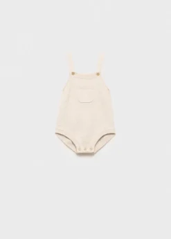 Dzieci MANGO Sukienki/pajacyki*Śpioszki z dzianiny z kieszonką