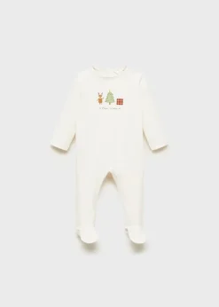 Dzieci MANGO Piżamy|Piżamy*Śpioszki ze świątecznym motywem