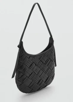MANGO Torebki|Akcesoria Skórzane*Pleciona torebka ze skóry