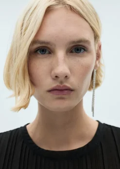 MANGO Sukienki I Kombinezony*Plisowana sukienka z lureksu