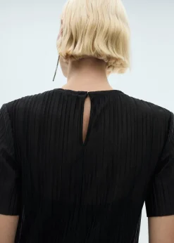 MANGO Sukienki I Kombinezony*Plisowana sukienka z lureksu