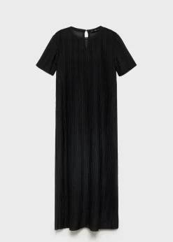 MANGO Sukienki I Kombinezony*Plisowana sukienka z lureksu
