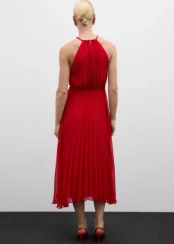 MANGO Sukienki I Kombinezony*Plisowana sukienka z paskiem