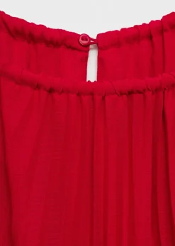 MANGO Sukienki I Kombinezony*Plisowana sukienka z paskiem