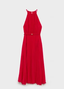 MANGO Sukienki I Kombinezony*Plisowana sukienka z paskiem