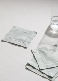 MANGO Obrusy|Akcesoria Stołowe*Podstawka pod szklankę z bawełny z mereżką