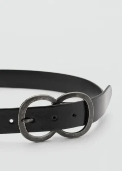 MANGO Paski*Podwójny pasek z klamrą