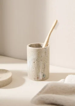 MANGO Akcesoria Łazienkowe*Pojemnik na szc stone