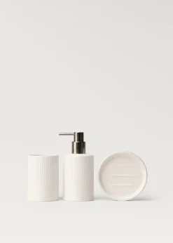 MANGO Akcesoria Łazienkowe*Pojemnik na szc white