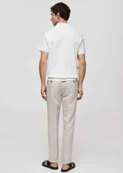 MANGO Kardigany I Swetry|Koszulki Polo*Polo z cienkiej dzianiny