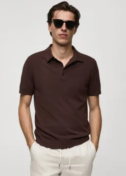 MANGO Kardigany I Swetry|Koszulki Polo*Polo z cienkiej dzianiny