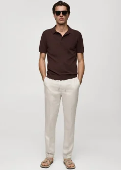 MANGO Kardigany I Swetry|Koszulki Polo*Polo z cienkiej dzianiny