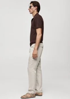 MANGO Kardigany I Swetry|Koszulki Polo*Polo z cienkiej dzianiny