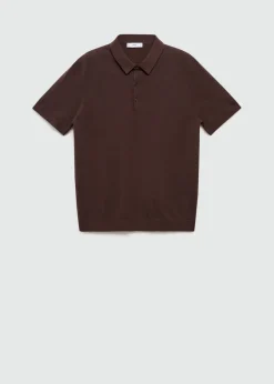 MANGO Kardigany I Swetry|Koszulki Polo*Polo z cienkiej dzianiny