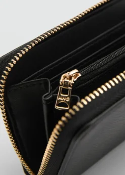 MANGO Galanteria Skórzana*Portfel efekt skóry saffiano