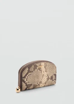 MANGO Galanteria Skórzana*Portfel w kształcie półksiężyca