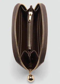 MANGO Galanteria Skórzana*Portfel w kształcie półksiężyca