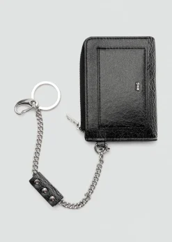 MANGO Galanteria Skórzana*Portfel z brelokiem